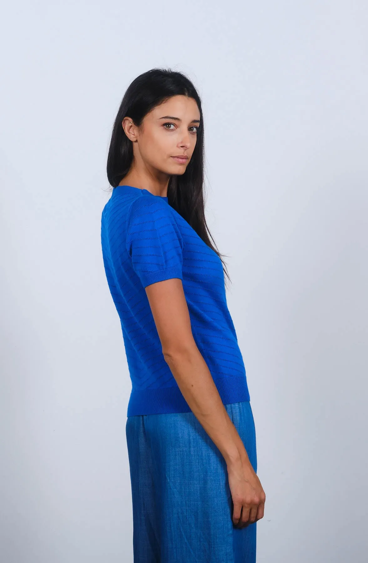 Boatneck in Princess Blue