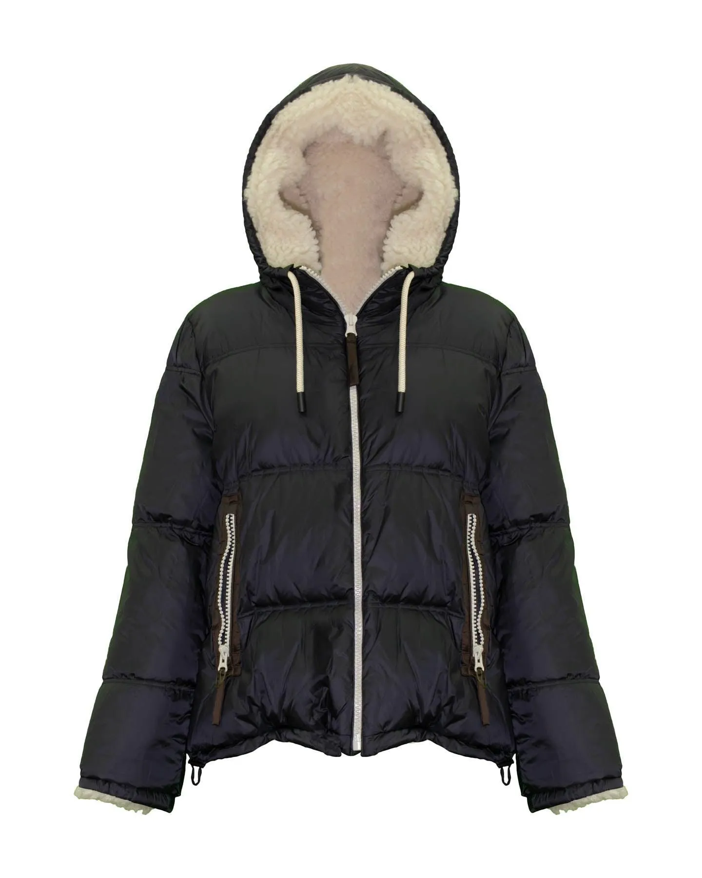 Reversible Faux Shearling Coat